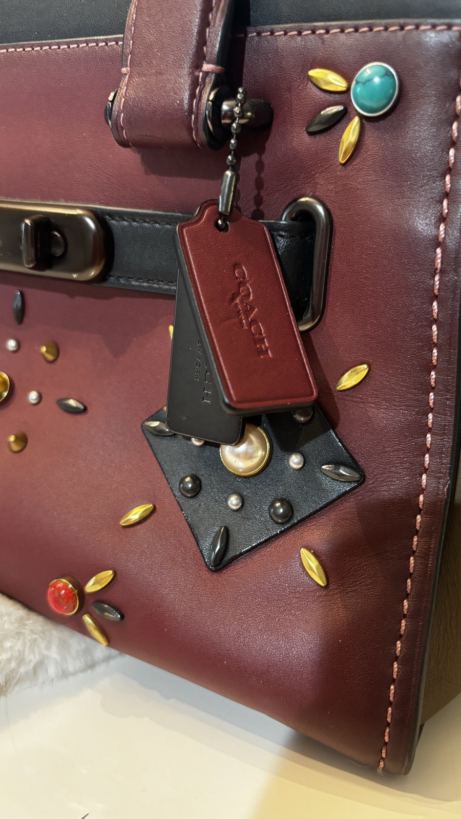 COACH Swagger 27 with Colorblock  Patchwork Prair… - image 15