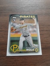 2024 Pittsburgh Pirates ROOKIE Jackson Wolf Topps Series 2 ROOKIE CARD #523 RC