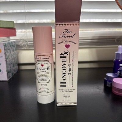 Too Faced Hangover RX 3-In-1 Replenishing Primer & Setting Spray 4 oz 120 Ml