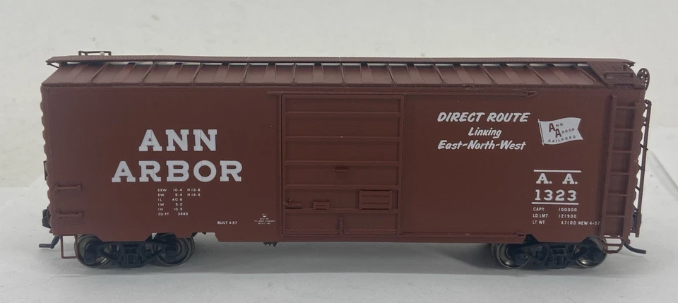 Intermountain HO Scale 45463-07 Ann Arbor PS-1 40’ Boxcar #1323 - Image 3 of 4