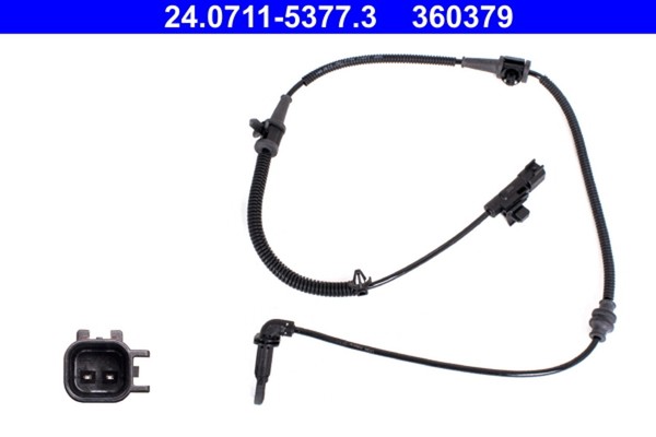 ABS Sensor Raddrehzahl ATE 24.0711-5377.3 FüR Opel Astra P10 W13 GTC Cascada LPG-image
