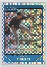 2007 Bowman Draft Chrome Picks Prospects X-Fractor 132/299 Franklin Morales 0f8