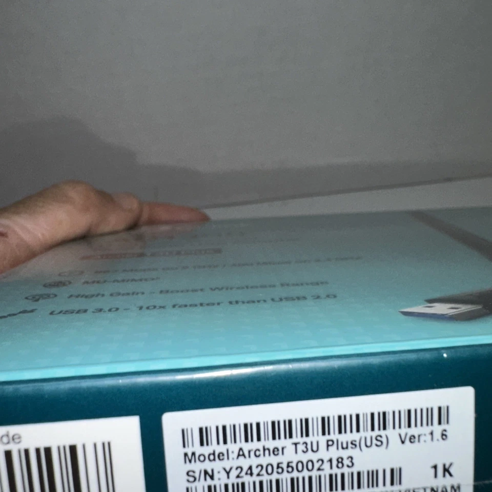 TP-LINK AC1300 Archer T3U Plus 1300Mbps Wireless Dual-Band USB Adapter - Black - Image 4 of 4