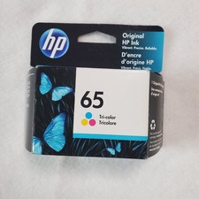 HP 65 Color Ink Cartridge 65 N9K01AN NEW GENUINE