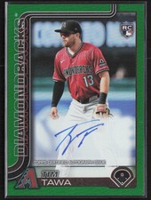 2025 2025 Topps Update Autograph Green Tim Tawa RC Auto /99 Diamondbacks #US236