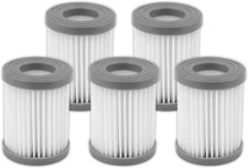 5 Pack M320 M320G Replacement Filters for Lefant M320 M320G Robot Vacuum