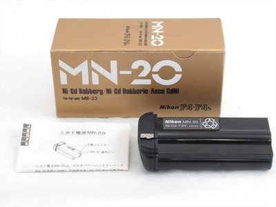 MINT in BOX】Nikon MN-20 Ni-Cd 7.2V Battery for Nikon MB-23 F4 F4E