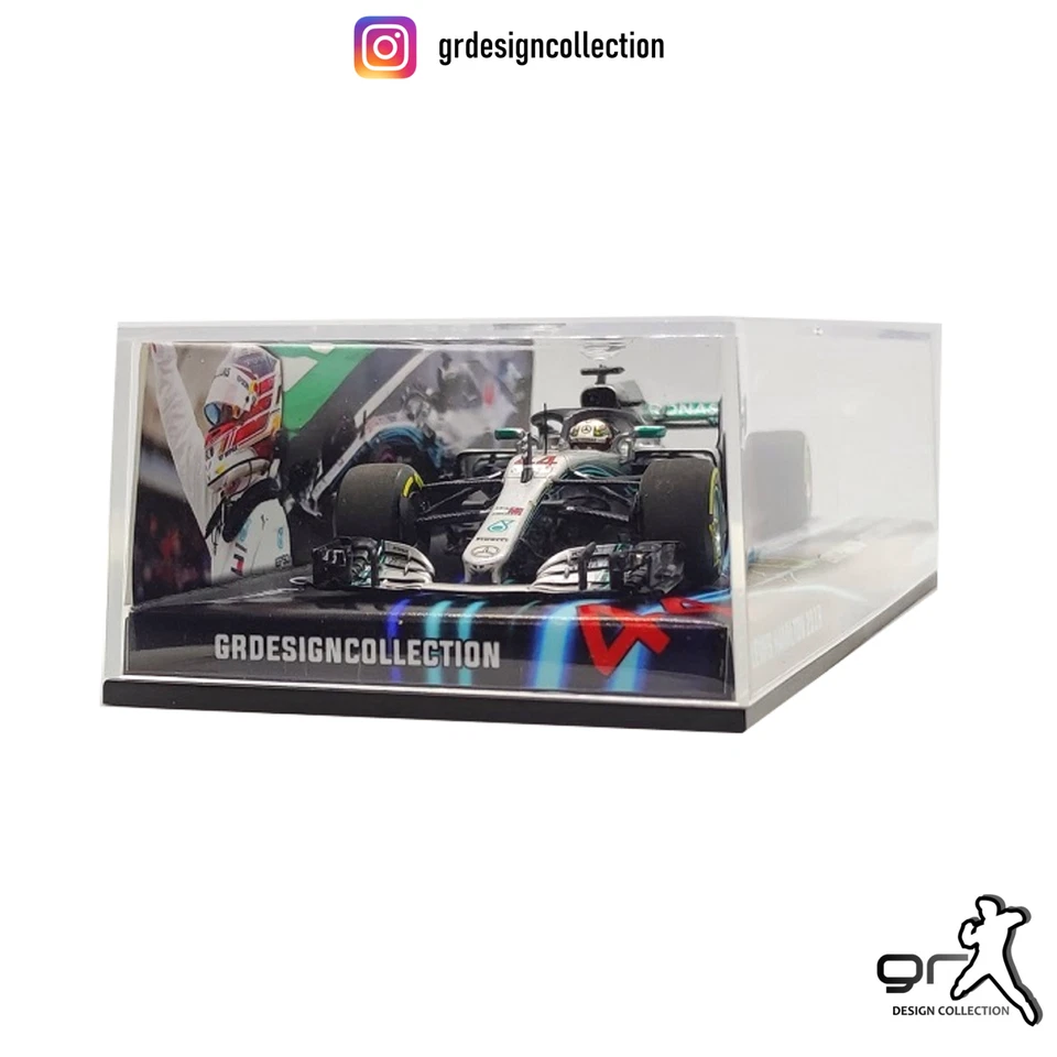 Lewis Hamilton - Mercedes W09 - F1 World Champion 2018 / Minichamps / 1:43 - Immagine 3 di 4