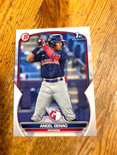 2023 1st Bowman Angel Genao Card #BCP-140 / Cleveland Gaurdians