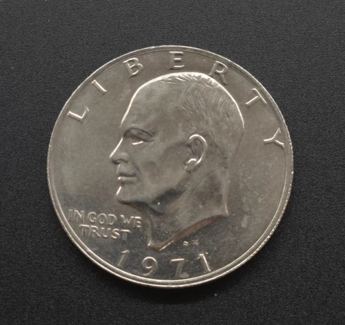 Photo of a 1971-D Eisenhower Dollar from an eBay listing that sold on Jul 16, 2026