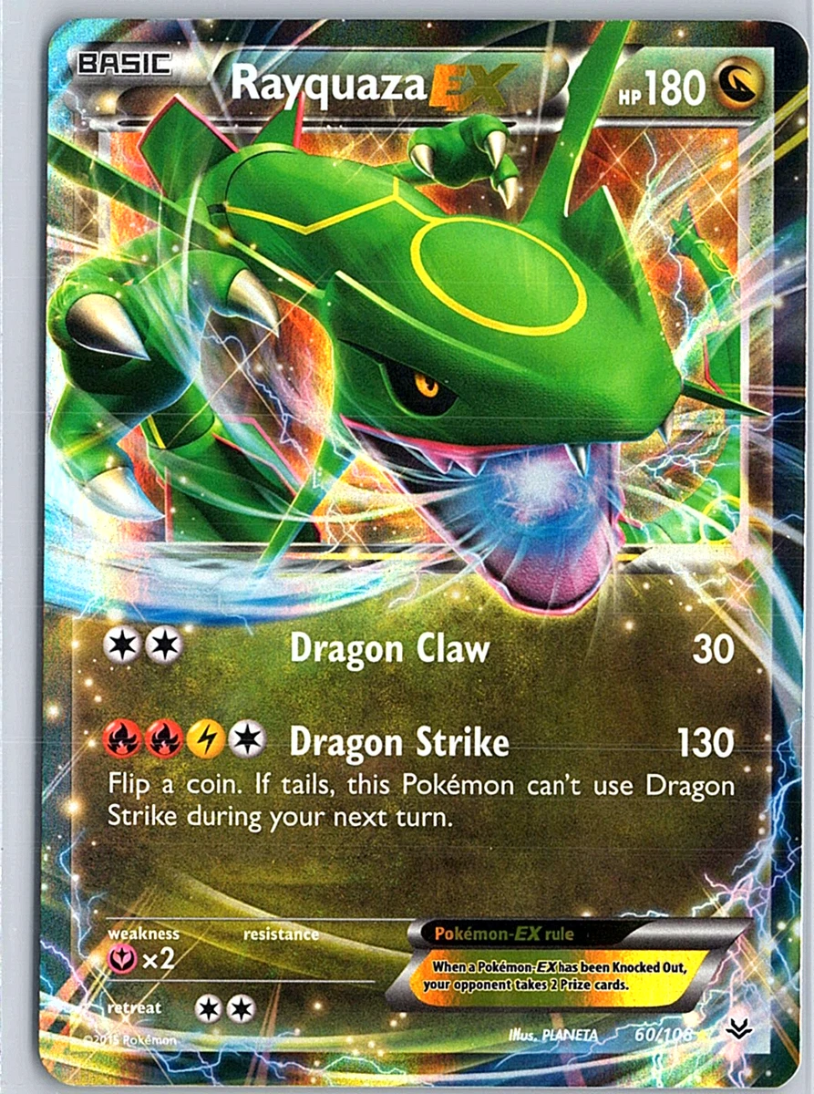 Rayquaza Pokémon TCG Ultra Rare XY Individual Collectible Card