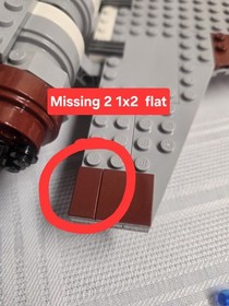 LEGO Star Wars 8019: Republic Attack Shuttle Partial MINIFIGS No Manual 