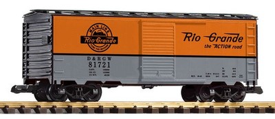 Piko 38809 G Scale D&RGW Steel Boxcar 81721