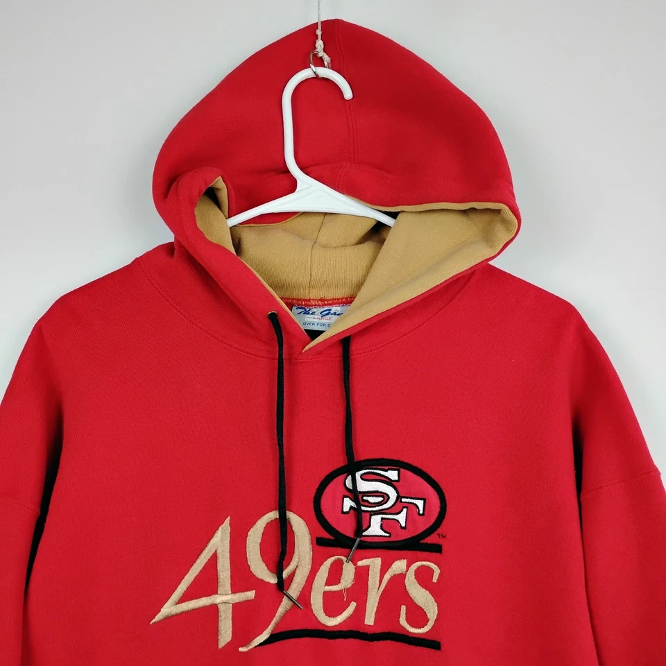 Sudadera con Capucha De Colección The Game San Francisco 49ers Adulto Hombre L Rojo Dorado NFL Foto 2 de 4