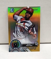 ALEX REYES 2018 Bowman Chrome Scout's Top 100 GOLD REFRACTOR ~ Cardinals ~ /50