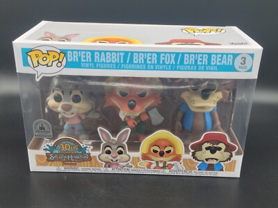 Funko Disney Parks Splash Mountain 30th Anniv Pop 3 PK Br'er