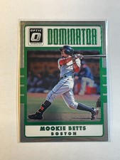 Mookie Betts 2017 Panini Donruss Optic Dominator Insert #D4 Red Sox