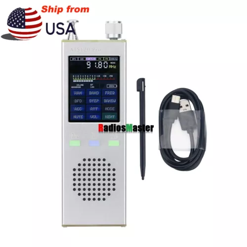 HAMGEEK ATS120-Pro V4.1x Officially SI4732 Radio Receiver Digital Decoder#USA