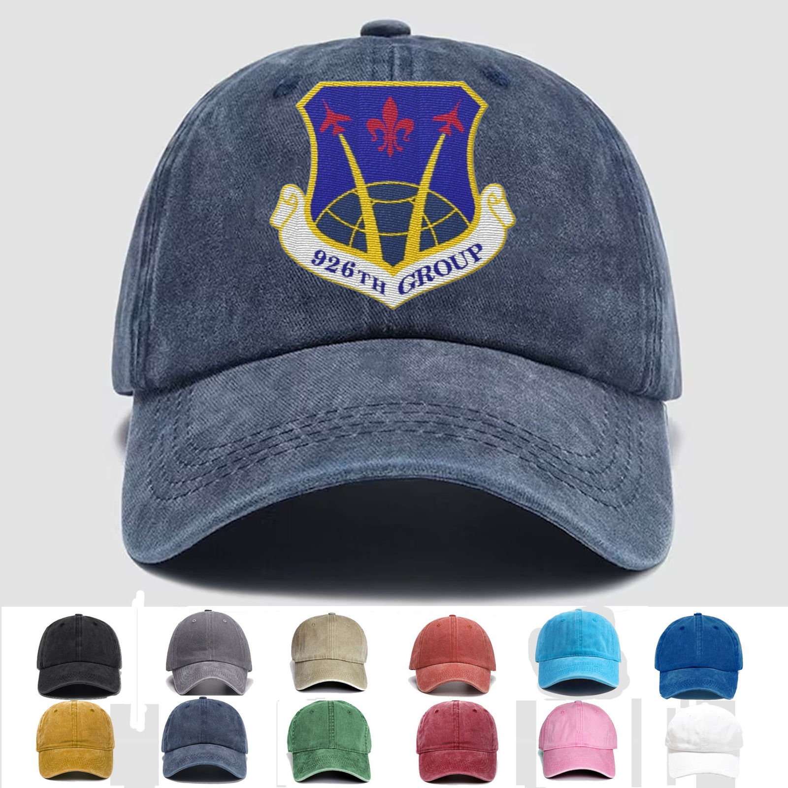 Custom Personalization Embroidered Hat 926th Wing, Veteran Cap, Trucker Hat,Gift