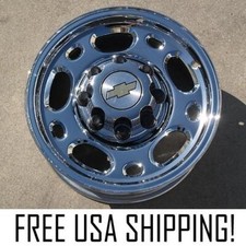 Set Of 4 Chrome 16 Chevrolet Silverado 1500 2500 Sierra Yukon Oem Wheels 5079