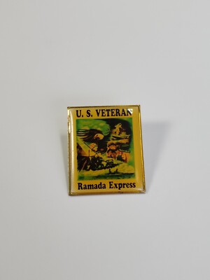 U.S. Veterans Lapel Pin Ramada Express *