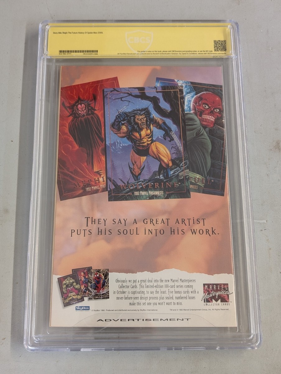 Spider-Man 2099 CBCS 9.6 SS Rick Leonardi Autograph Miguel O'hara