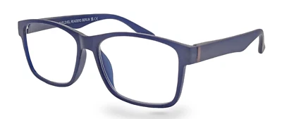 EYELEVEL Reading Glasses Mens Womens Large rectangular Spring Hinge 1.25~3.5 UK SELLER