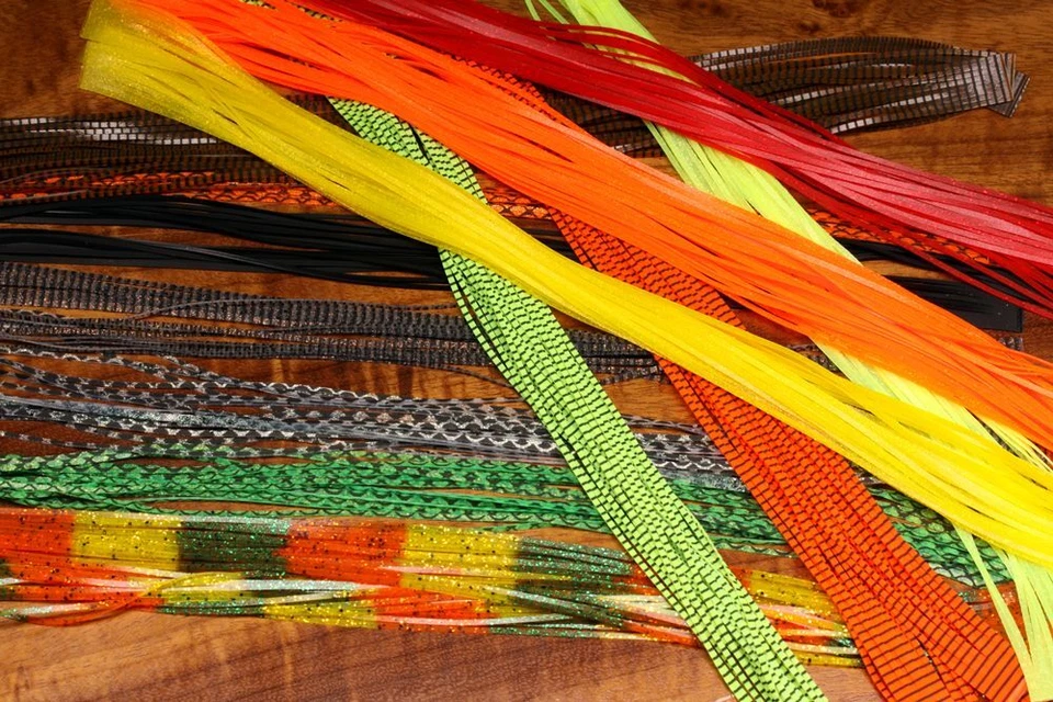 PIERNAS DEPREDADOR MAGNUM - Hareline Mosca Atar Silicona Goma Plantilla Falda Material NUEVO Foto 2 de 2