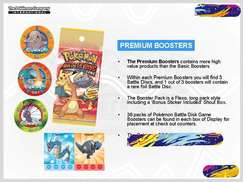 Pokemon Battle Disc Game - PIKACHU, CHARIZARD (SEALED BOX) YEAR 2011 / 36  PACKS