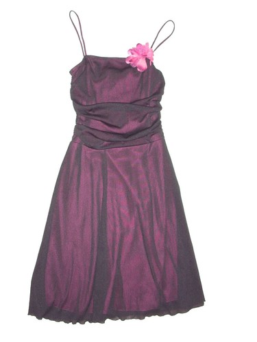 NEW - Party Dress, Junior, size S, gold & black fringe over black dress |  eBay