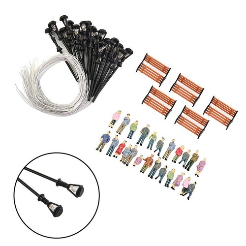 High Quality HO OO Scale Painted People Figures for Model Train 49 Pack Set - Picture 12 of 14