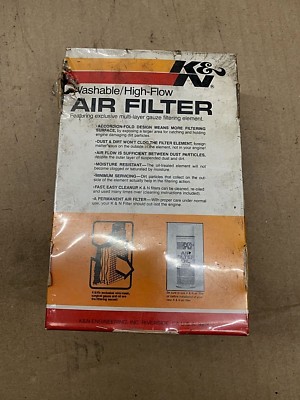 air  NOS K&N High Flow Air Filter KA-1183 - 1983-1984 Kawasaki ZX1100A