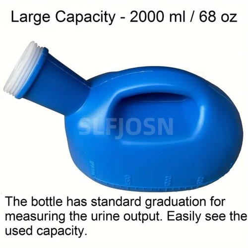 Male Urine Urinal Bottle Portable Outdoor Men Toilet Car Travel Camping 67.63oz - Picture 3 of 8