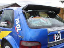 SPOILER POSTERIORE CITROEN SAXO KIT ALETTONE IN VTR