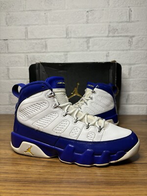 blue yellow jordan 9