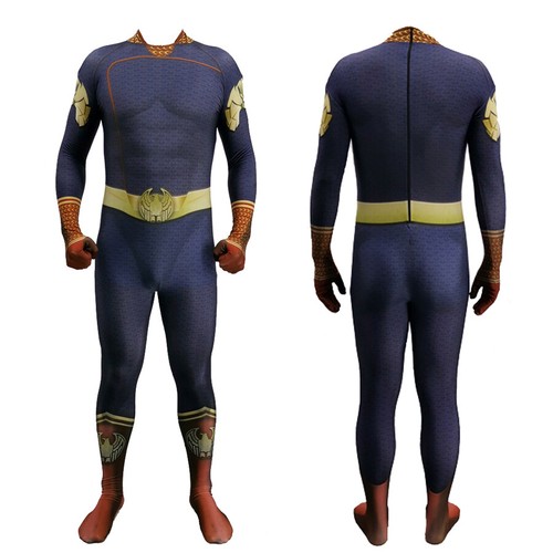 The Boys Cosplay Costume Homelander Deep A-Train Adult Kids Jumpsuit Halloween - Picture 13 of 13
