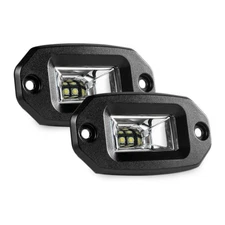 Pair 20W Flood LED Pods Flush Mount Led Lights for Truck Off-road UTV ATV Van