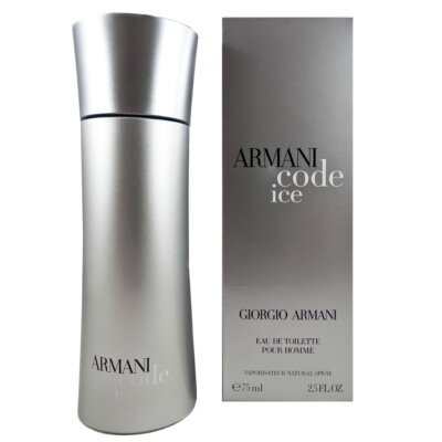 ARMANI CODE ICE Eau de Toilette Spray for Men,  2.5 oz  (SEALED, DISCONTINUED)