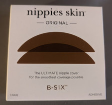 Nippies Nipple Cover, Adhesive Silicone Nipple Pasties, Reusable - Coco S/M 3"