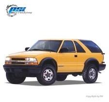 Extension Style Fender Flares Fits Chevrolet Blazer 95-05; S10 94-03 , Paintable