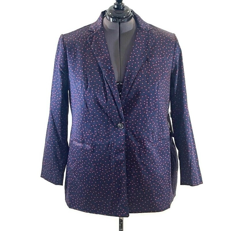 FILA Blazer a pois Court & Rowe nuovo con etichetta