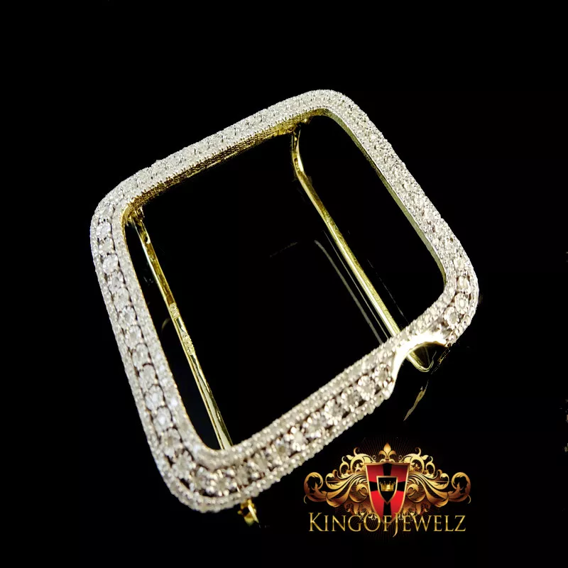 Genuine Diamond Apple Watch Series 5 Case 44MM Yellow G P Sport