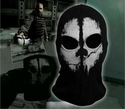 Call of Duty Maske Baumwolle Sturmhaube Gesicht Schädel Geist Armee Militär Gesichtsmaske heiß - Bild 6 von 18