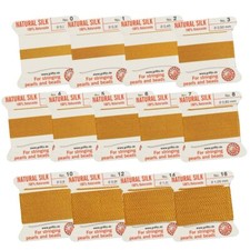 AMBER Griffin Silk Bead Cord Thread make Silk Tassels Pearl Knotting Cord