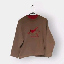 Vintage Lee Heavyweight Sweatshirt Womens L Cardinal Missouri USA Made