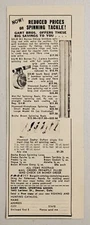 1949 Print Ad Bill Barnes Fishing Rods, Mar-Vel Bache Brown Reels Gart Denver,CO
