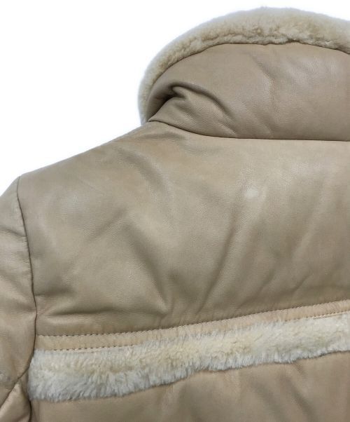 COACH Women's Leather Down Jacket Quilted Beige Türkiye Size:S/P/242 | eBay