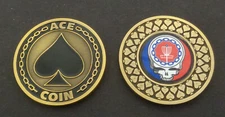 New Disc Golf Ace Coin 2".  2 sided.