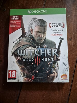 the witcher 3 xbox one mit Karte, Handbuch und Soundtrack Disc