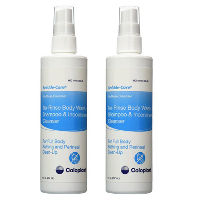 Coloplast Bedside Care Perineal Skin Cleanser Spray, 8.1oz - 1 Pack of 2 Each